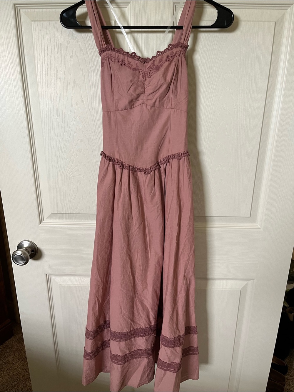 American Eagle Outfitters Dusty Rose Maxi Dress